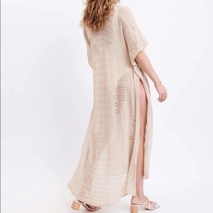 New Mersea Women’s Souk Knit Tunic cover up  in Vanilla One size